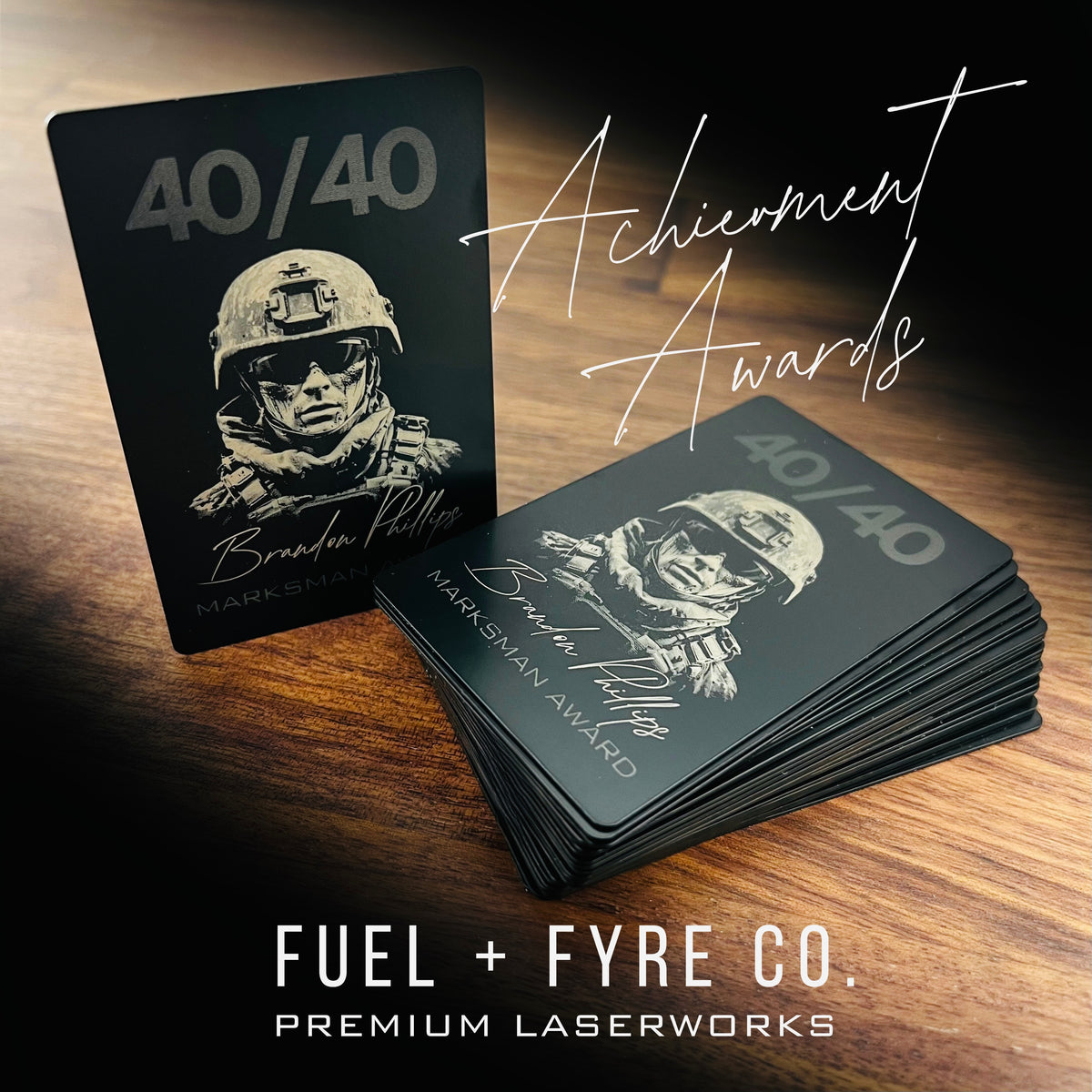 Rogue Steel Cards | 50 Award Cards