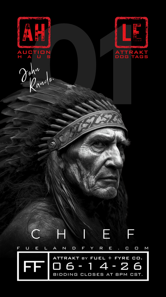 ATTRAKT LE | Magnetic Dog Tags | Chief by John Rando | AH