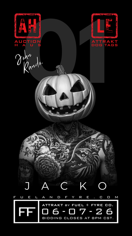 ATTRAKT LE | Magnetic Dog Tags | Jack-O by John Rando | AH