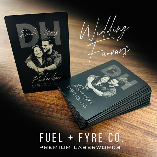Rogue Steel Cards | 50 Wedding Favour Cards