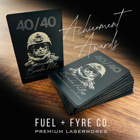 Rogue Steel Cards | 50 Award Cards