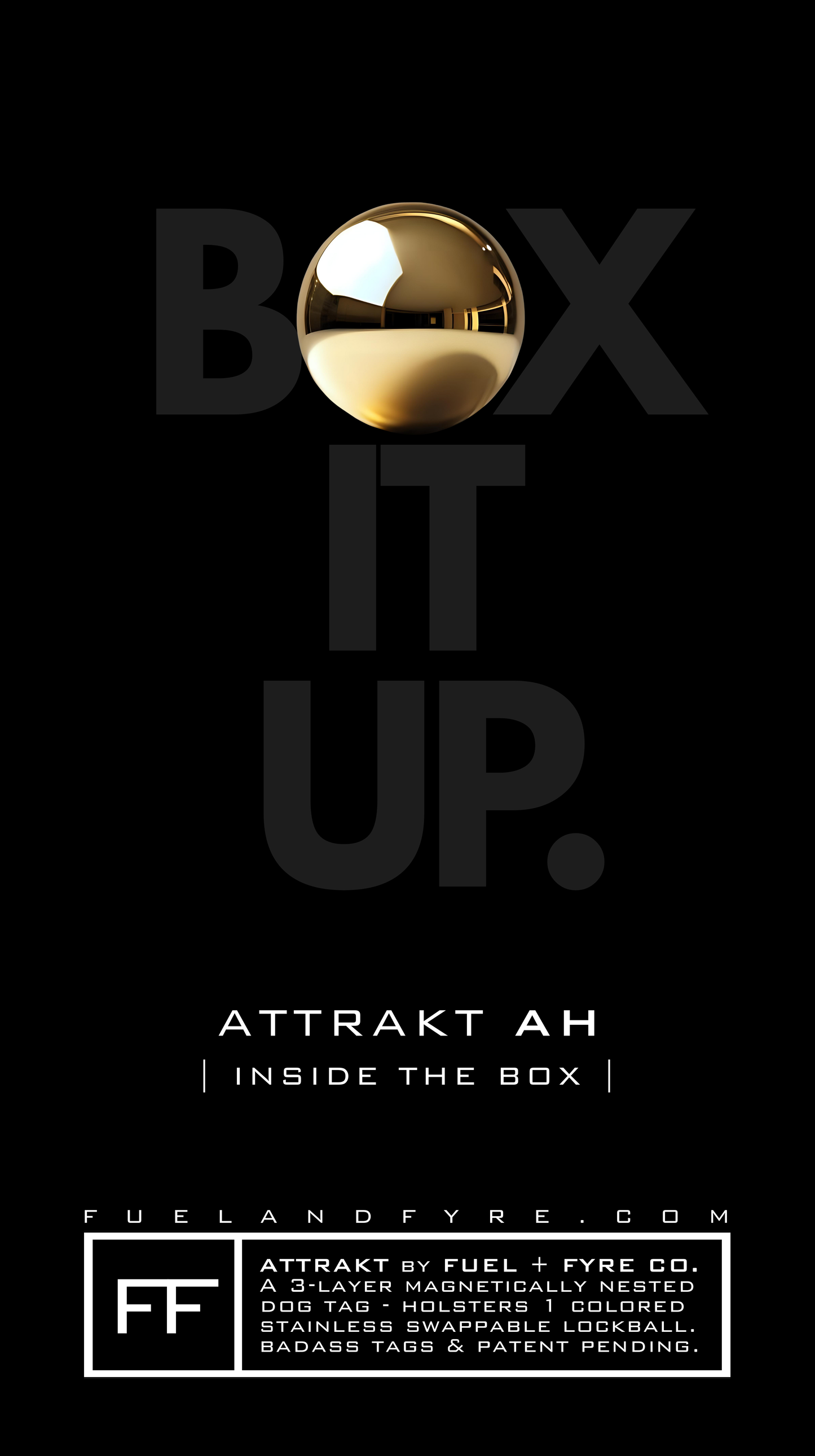 ATTRAKT LE | Magnetic Dog Tags | Cherub by John Rando | AH