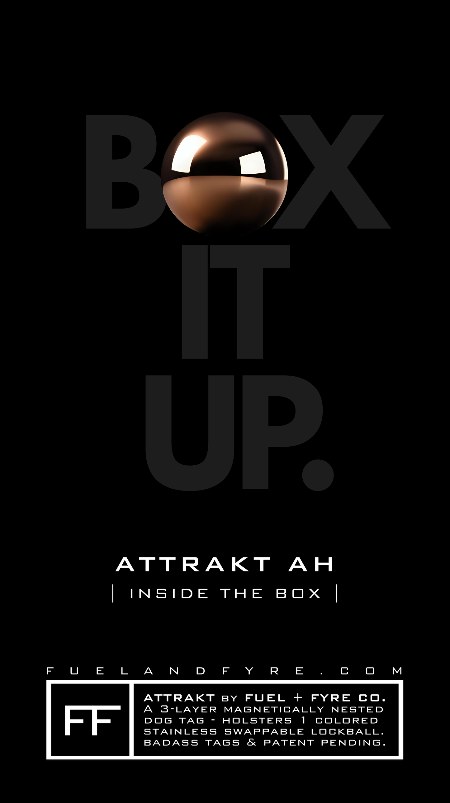 ATTRAKT LE | Magnetic Dog Tags | Chief by John Rando | AH