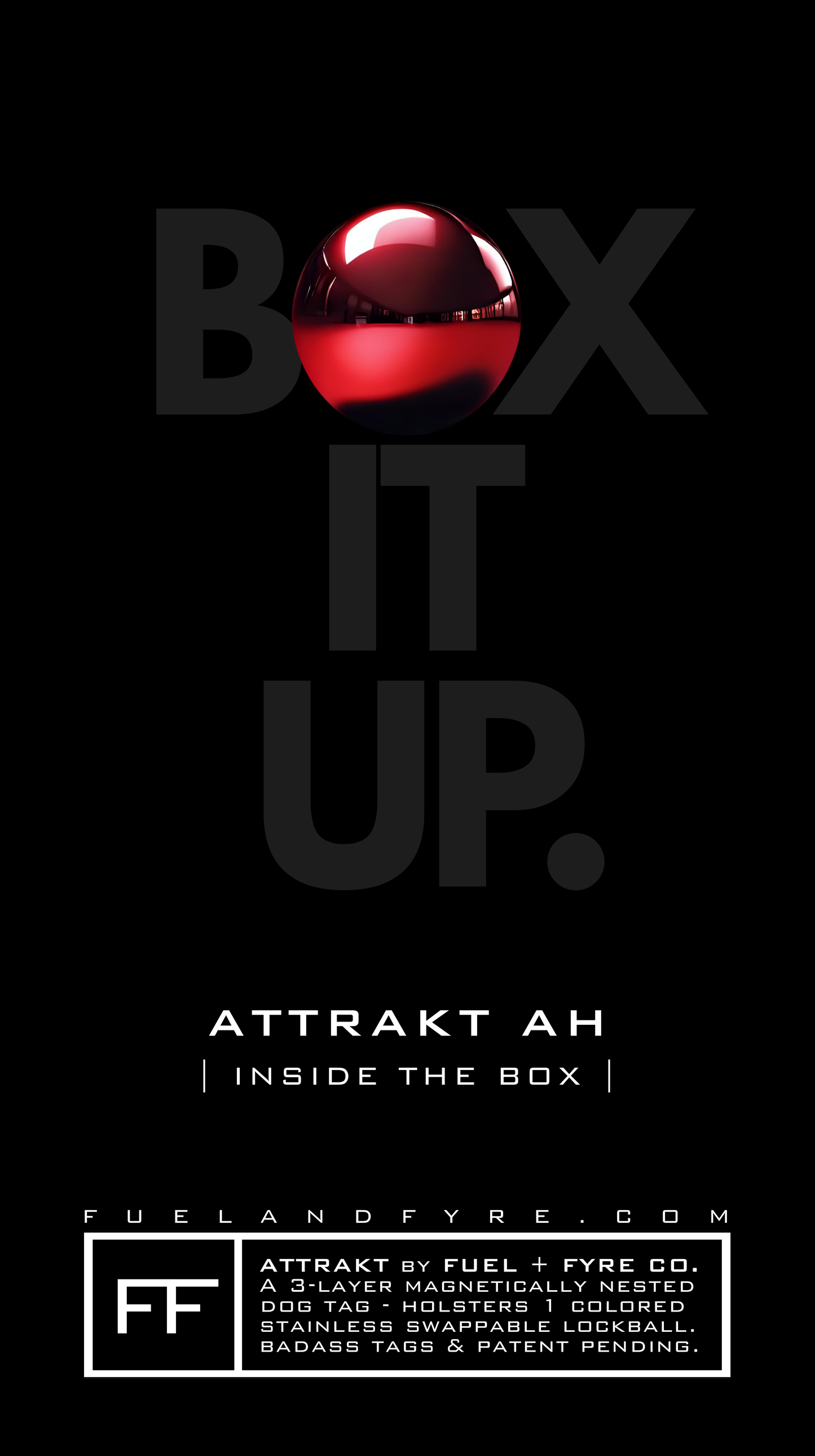 ATTRAKT LE | Magnetic Dog Tags | Samurai by John Rando | AH