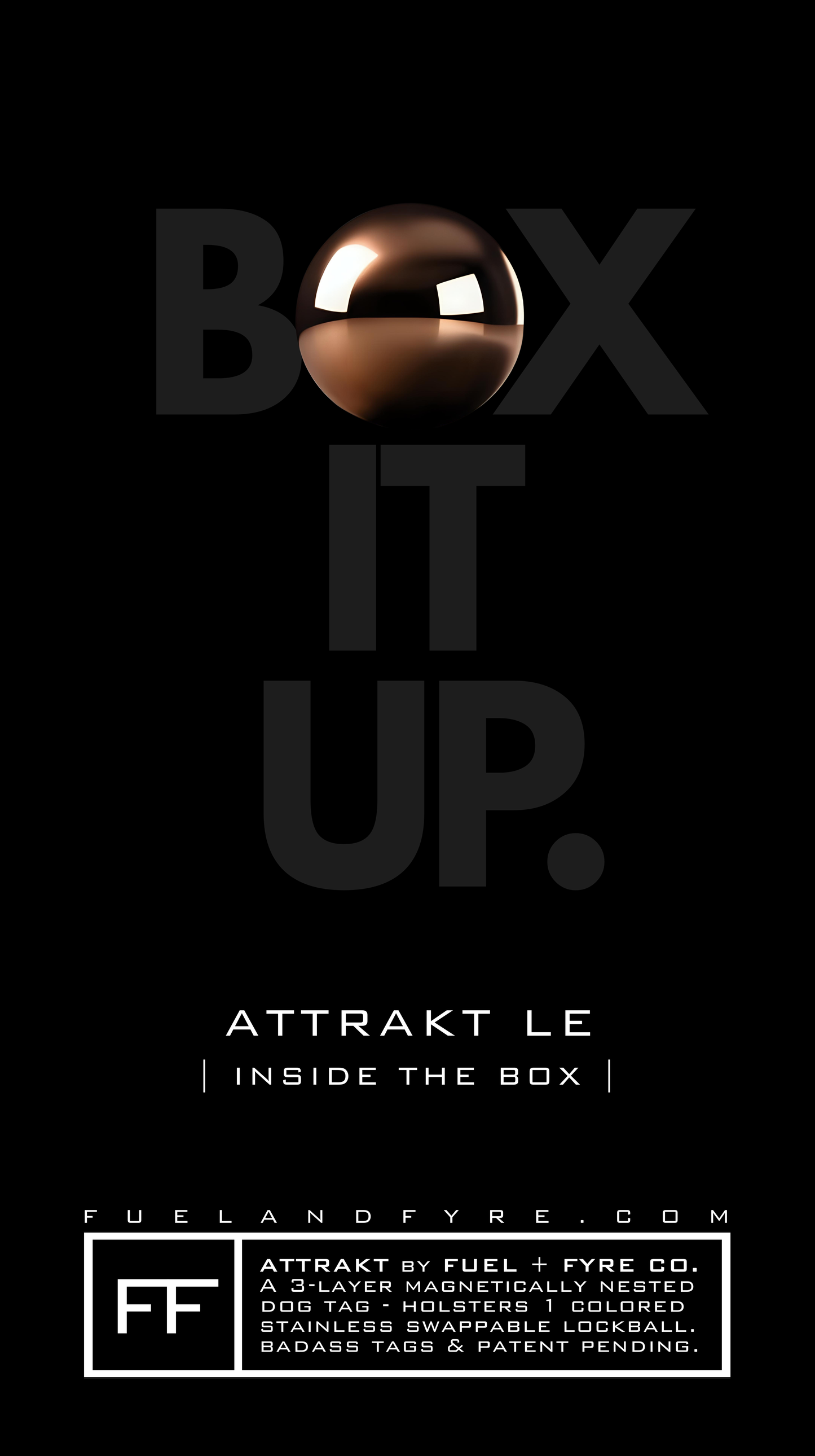 ATTRAKT LE | Magnetic Dog Tags | Droid by Dawson Ashcroft