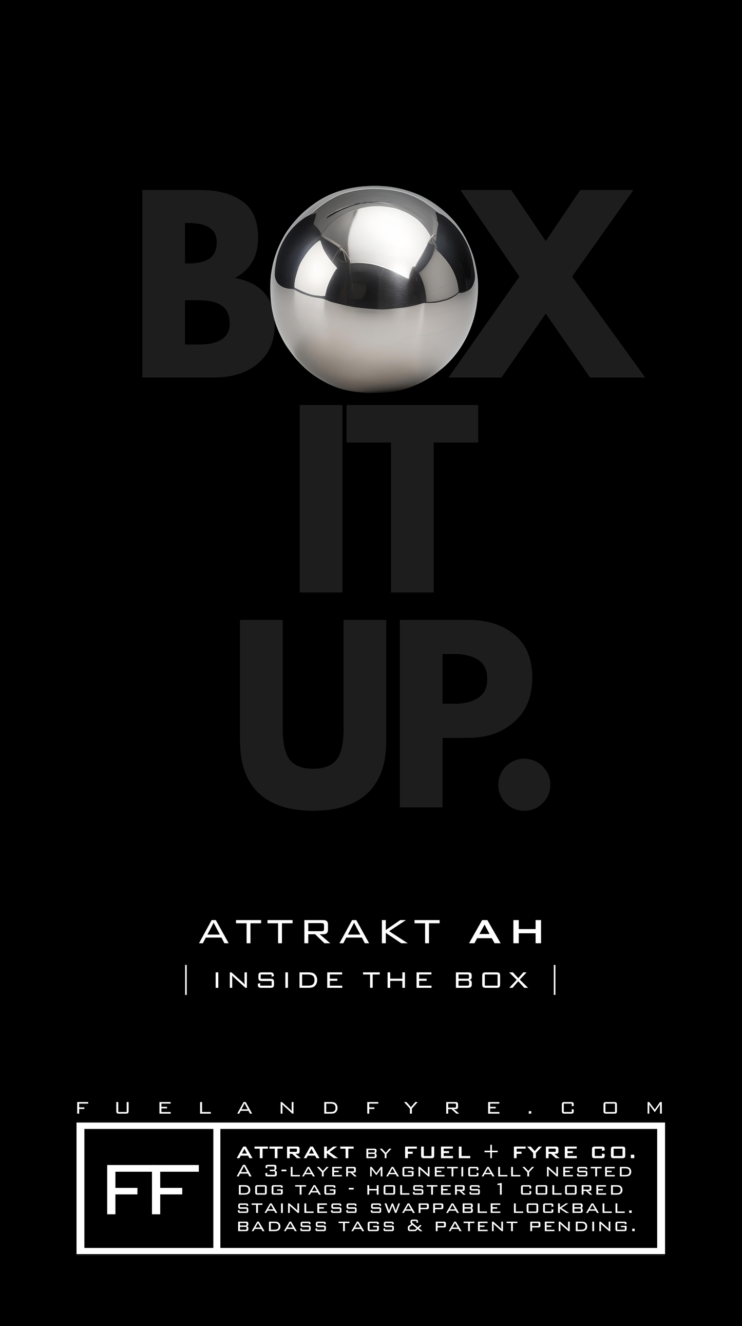 ATTRAKT LE | Magnetic Dog Tags | Medusa by John Rando | AH