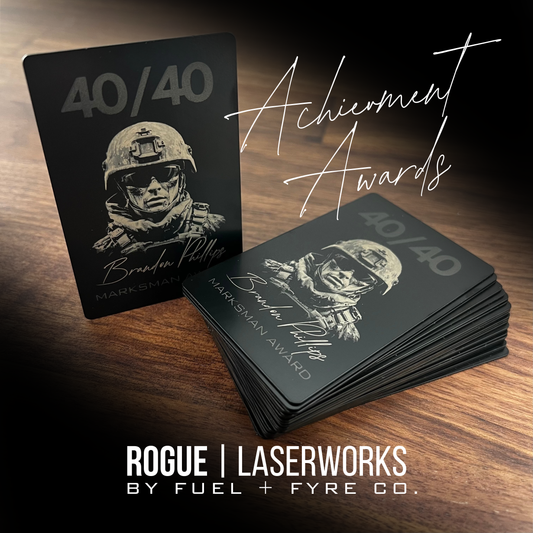 Rogue Steel Cards | 100 Award Cards