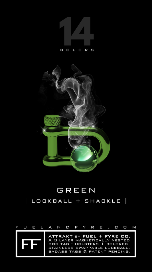 Lockball + Shackle Set // Green