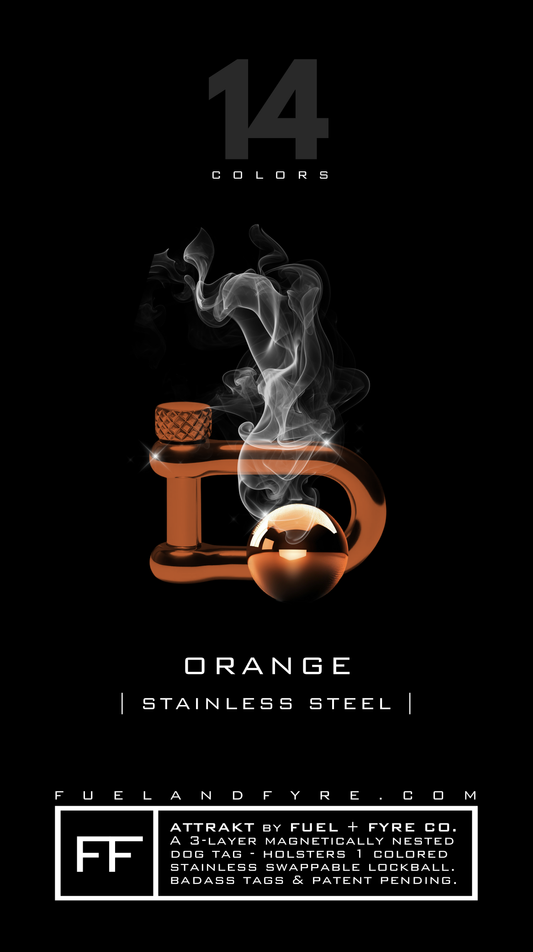 Lockball + Shackle Set // Orange