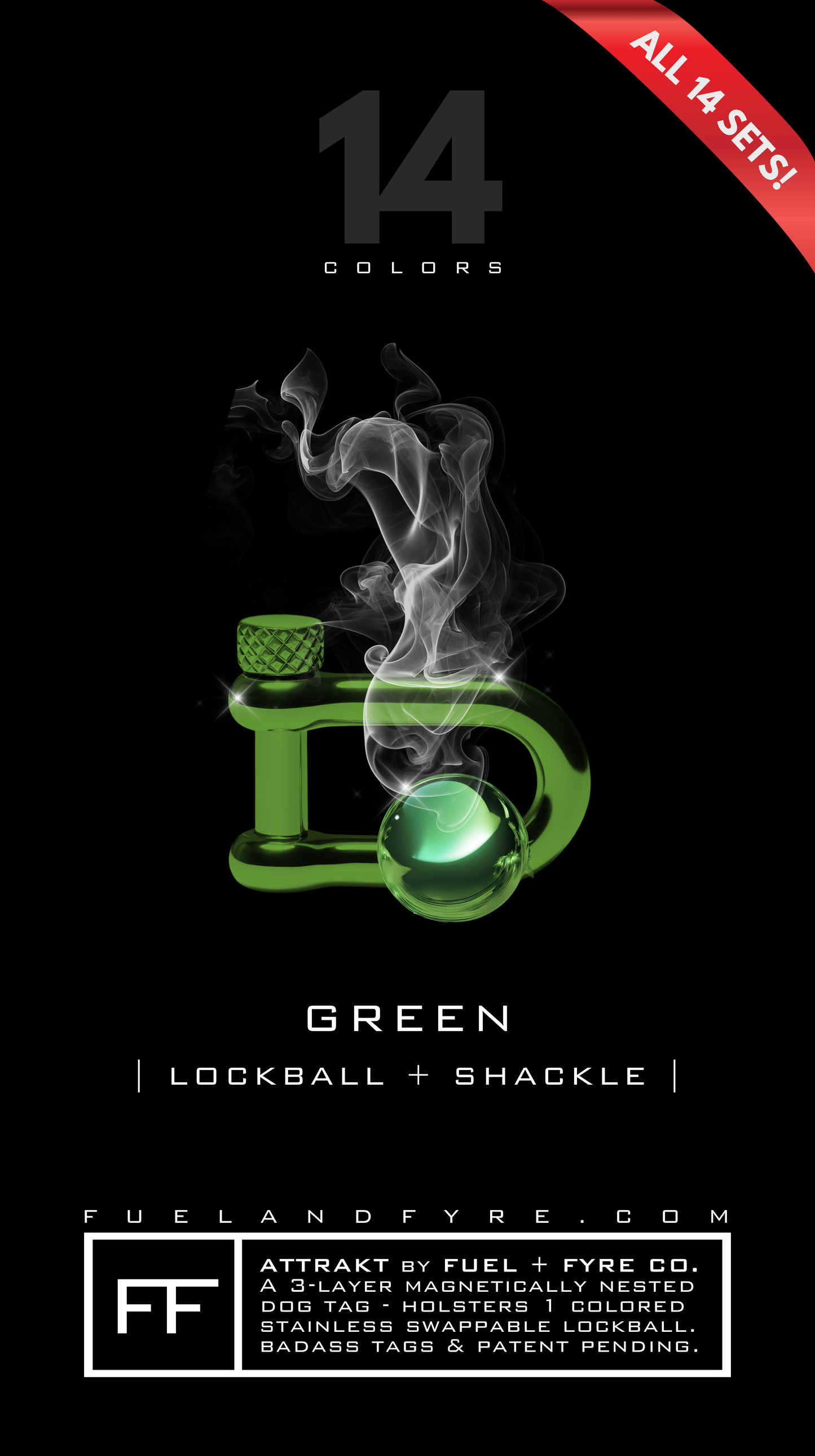 ATTRAKT LE | Magnetic Dog Tags | Jack-O by John Rando | AH