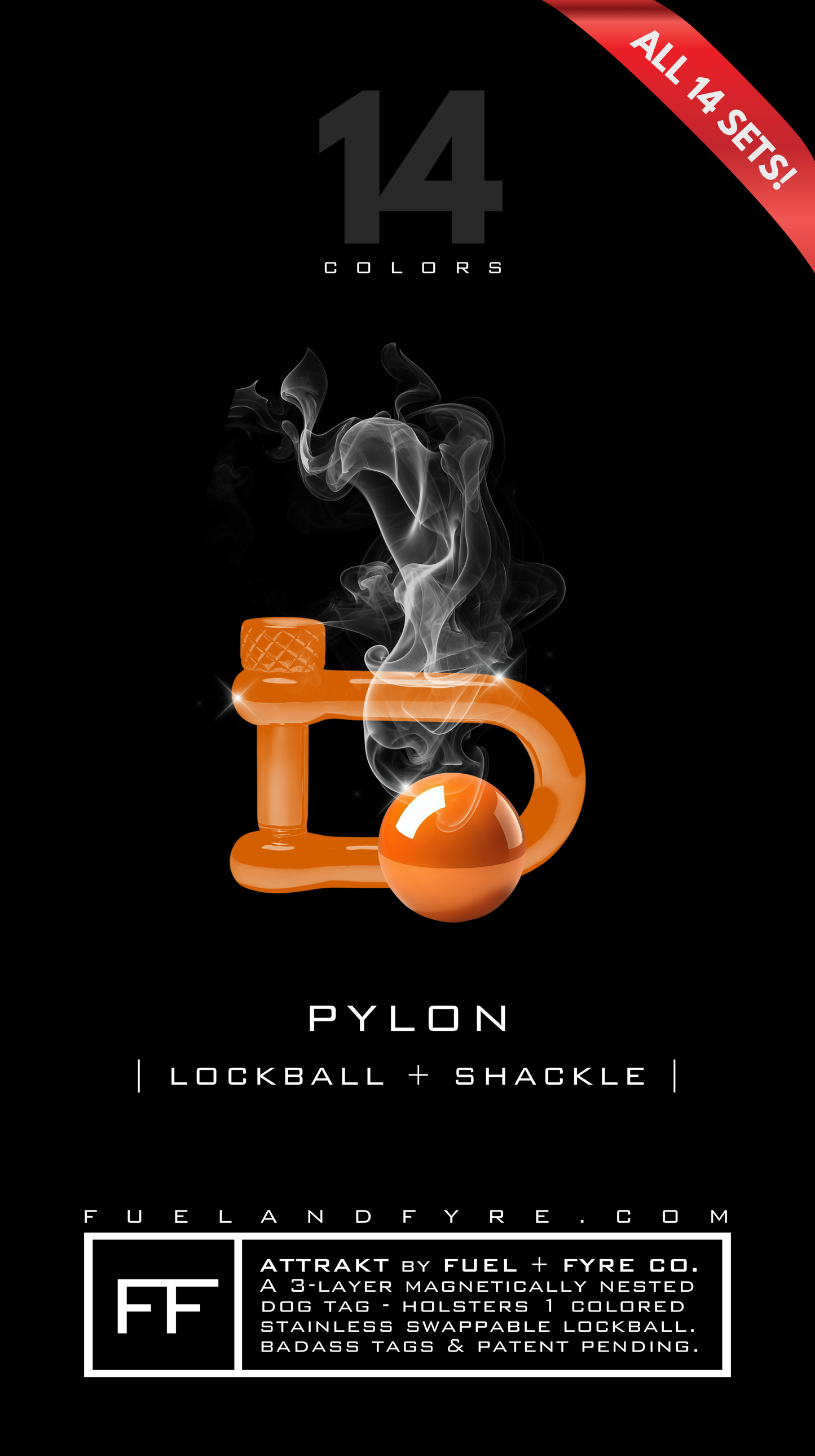 ATTRAKT LE | Magnetic Dog Tags | Jack-O by John Rando | AH