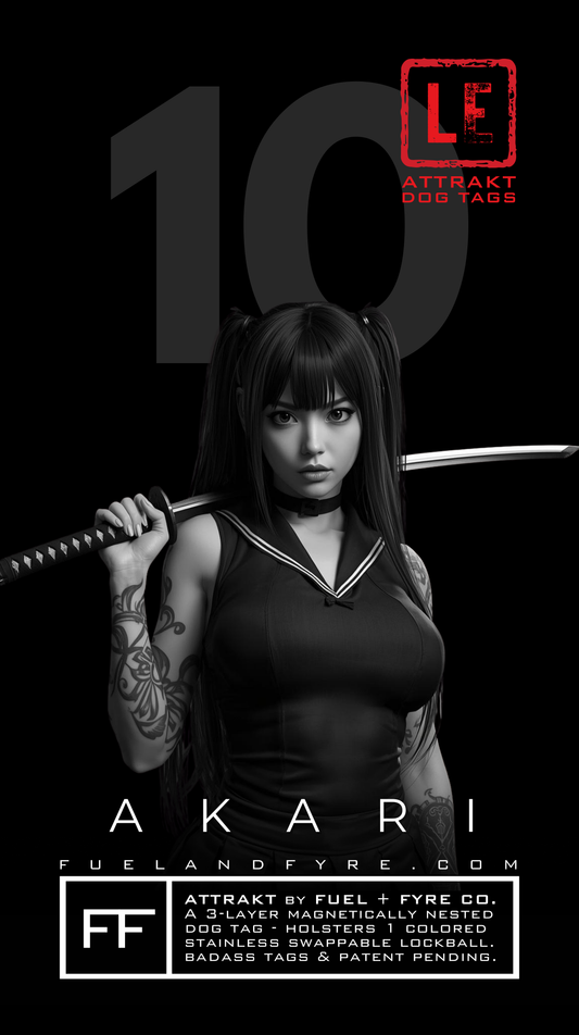ATTRAKT LE | Magnetic Dog Tags | Akari