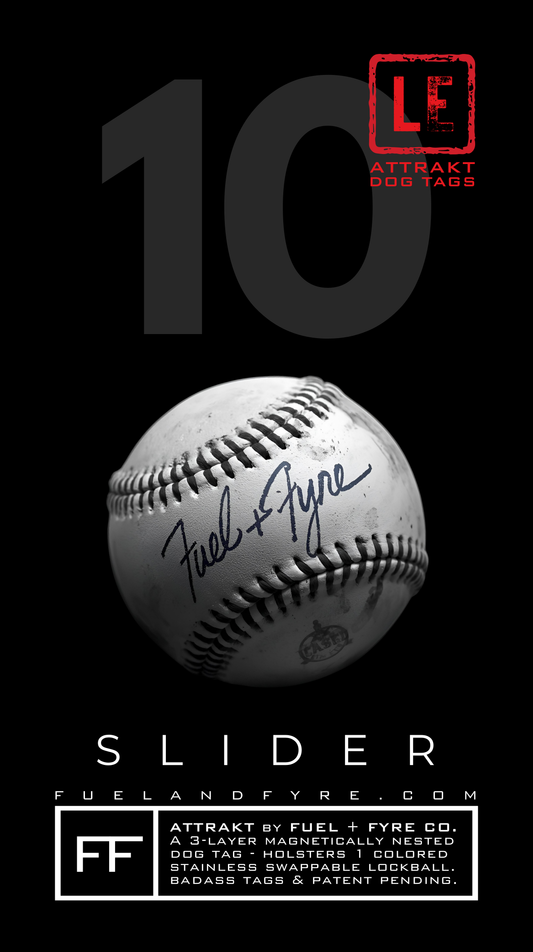 ATTRAKT LE | Magnetic Dog Tags | Baseball