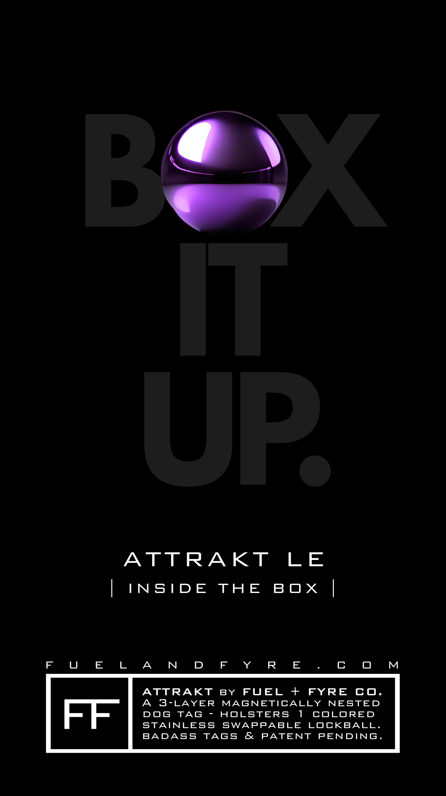 ATTRAKT LE | Magnetic Dog Tags | Asshole