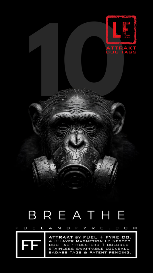 ATTRAKT LE | Magnetic Dog Tags | Breathe