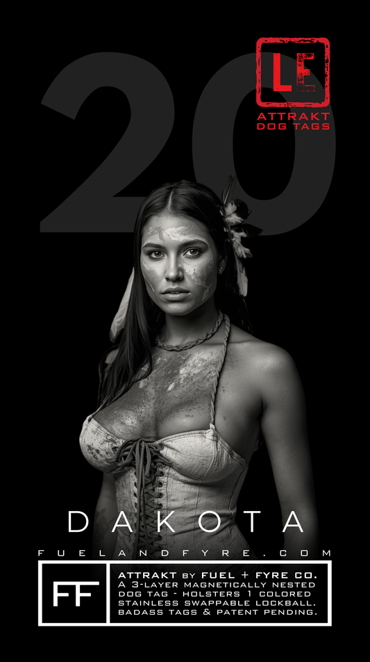 ATTRAKT LE | Magnetic Dog Tags | Dakota