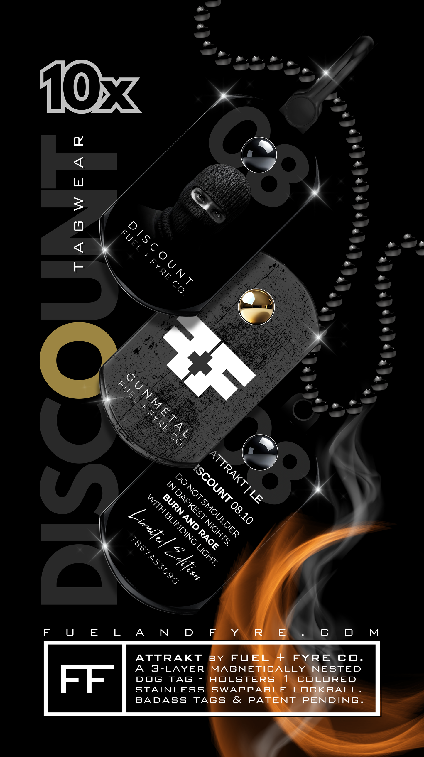 ATTRAKT LE | Magnetic Dog Tags | Discount