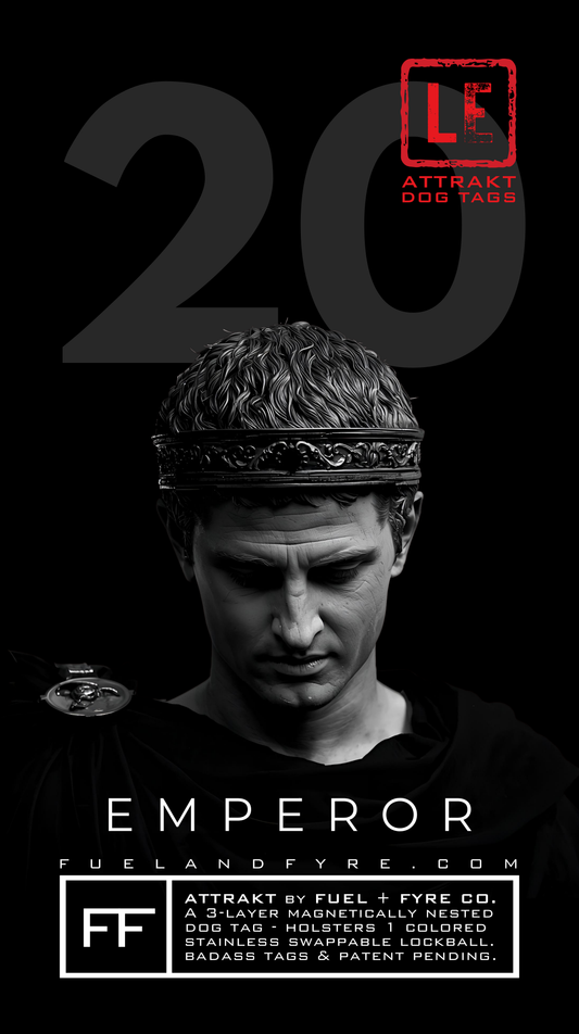 ATTRAKT LE | Magnetic Dog Tags | Emperor