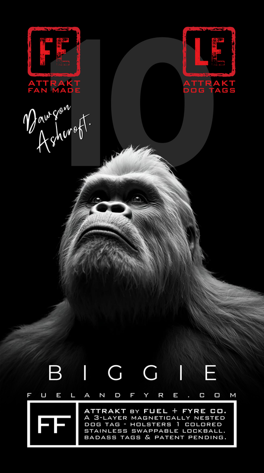 ATTRAKT LE | Magnetic Dog Tags | Biggie by Dawson Ashcroft