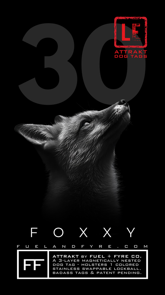 ATTRAKT LE | Magnetic Dog Tags | Foxxy