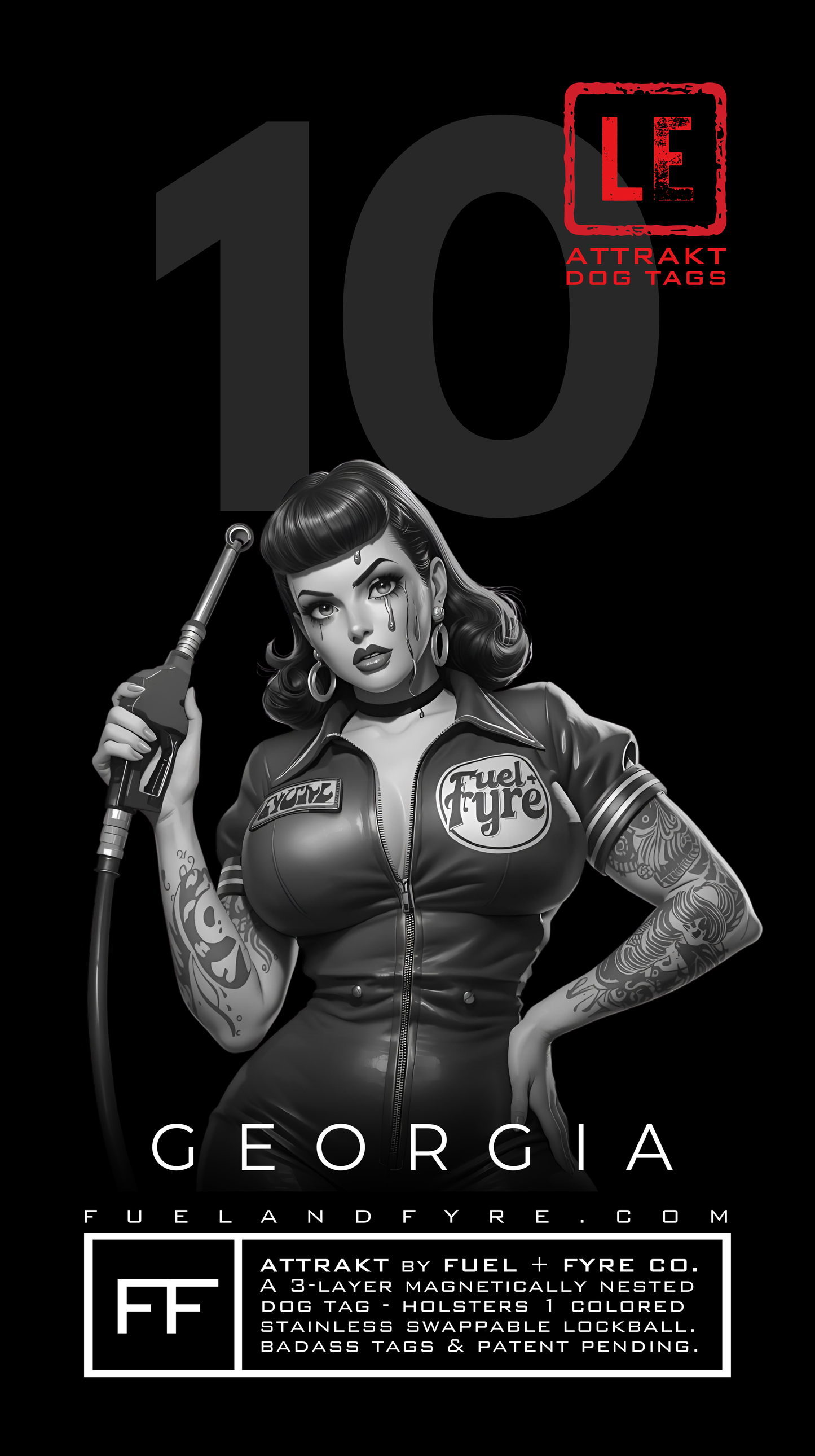 ATTRAKT LE | Magnetic Dog Tags | Georgia