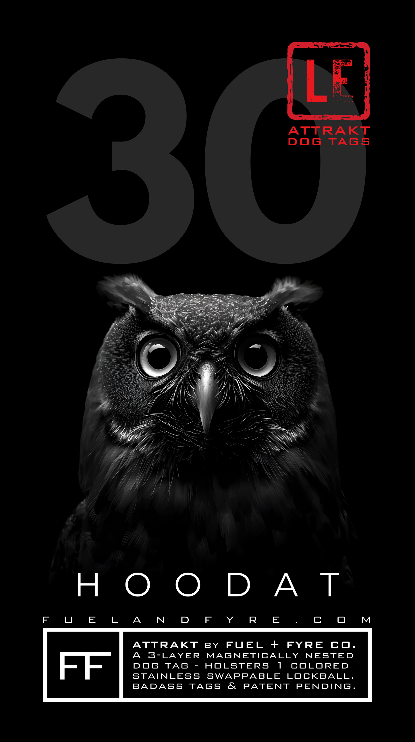 ATTRAKT LE | Magnetic Dog Tags | Hoodat