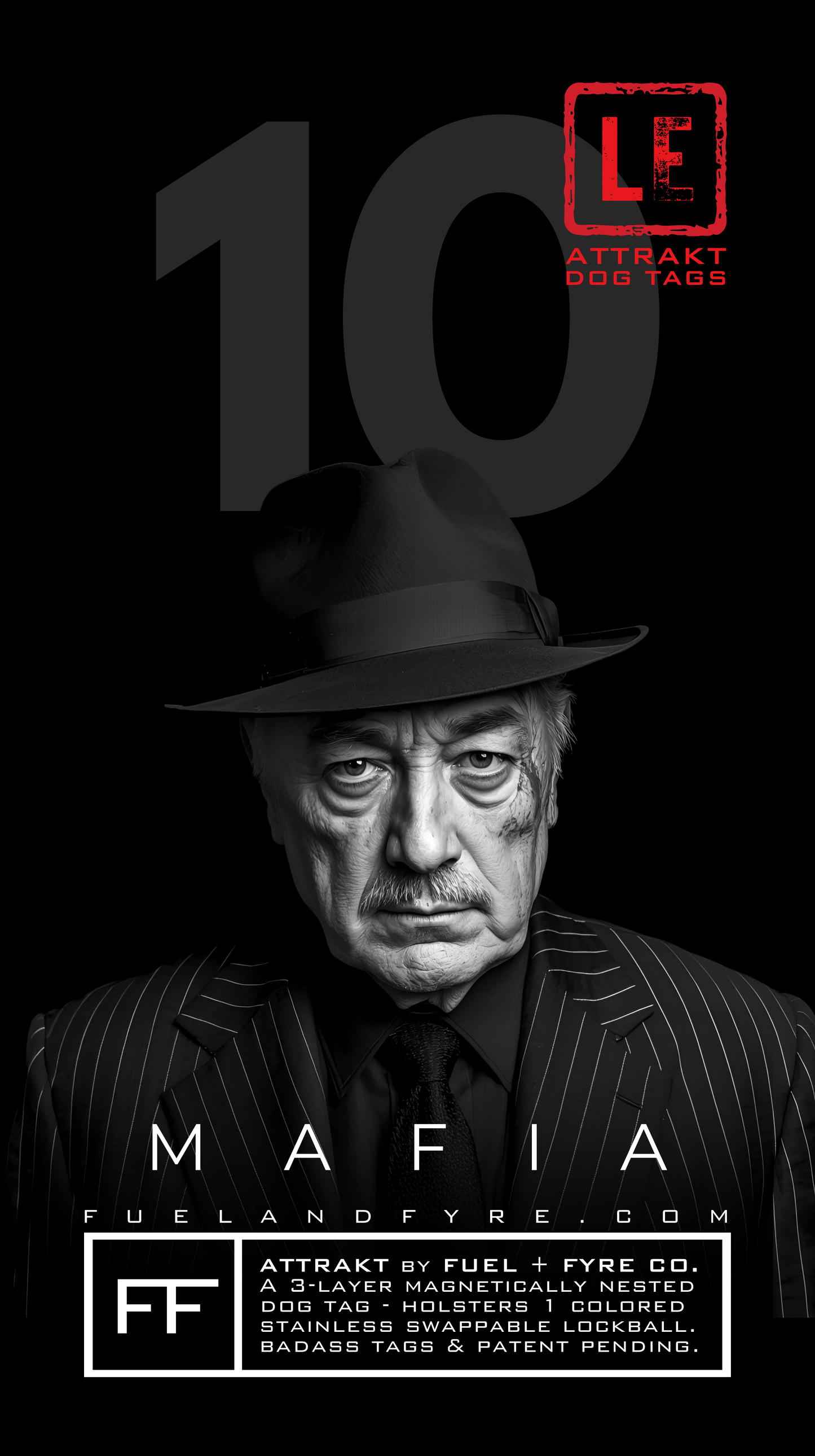 ATTRAKT LE | Magnetic Dog Tags | Mafia