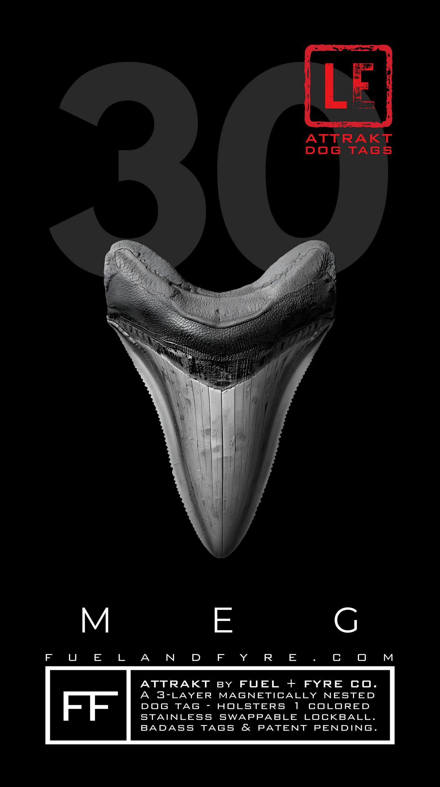 ATTRAKT LE | Magnetic Dog Tags | Meg