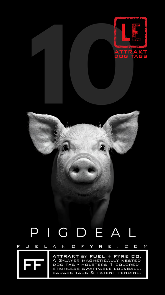 ATTRAKT LE | Magnetic Dog Tags | Pig Deal