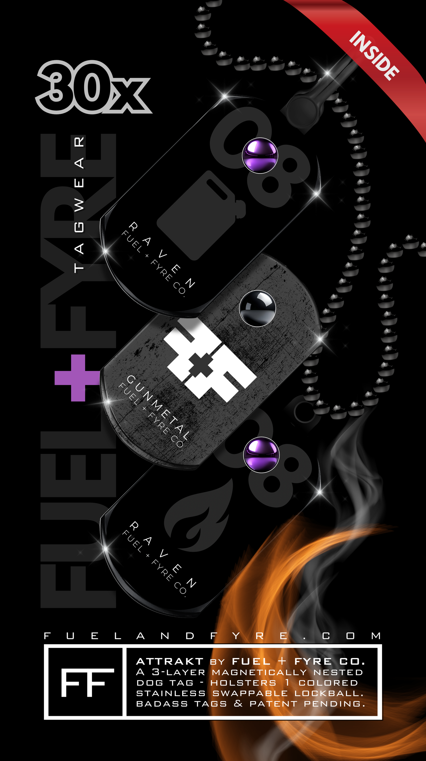 ATTRAKT LE | Magnetic Dog Tags | Woofer