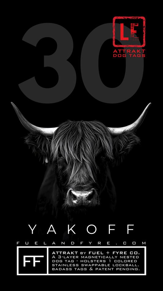ATTRAKT LE | Magnetic Dog Tags | Yakoff