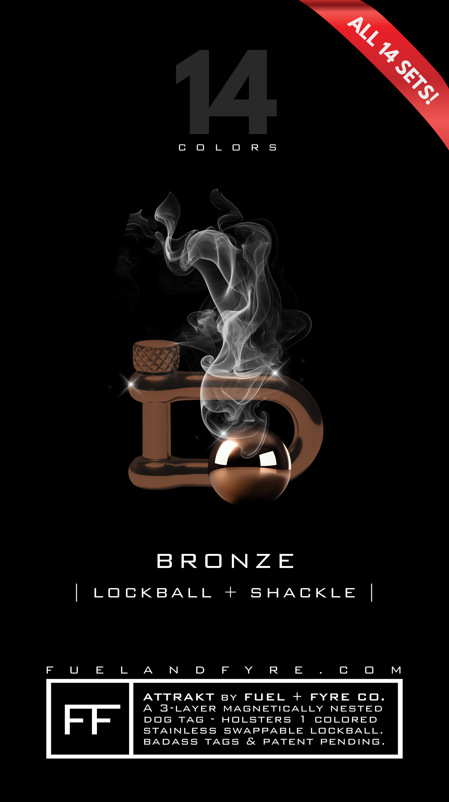 ATTRAKT LE | Magnetic Dog Tags | Chief by John Rando | AH