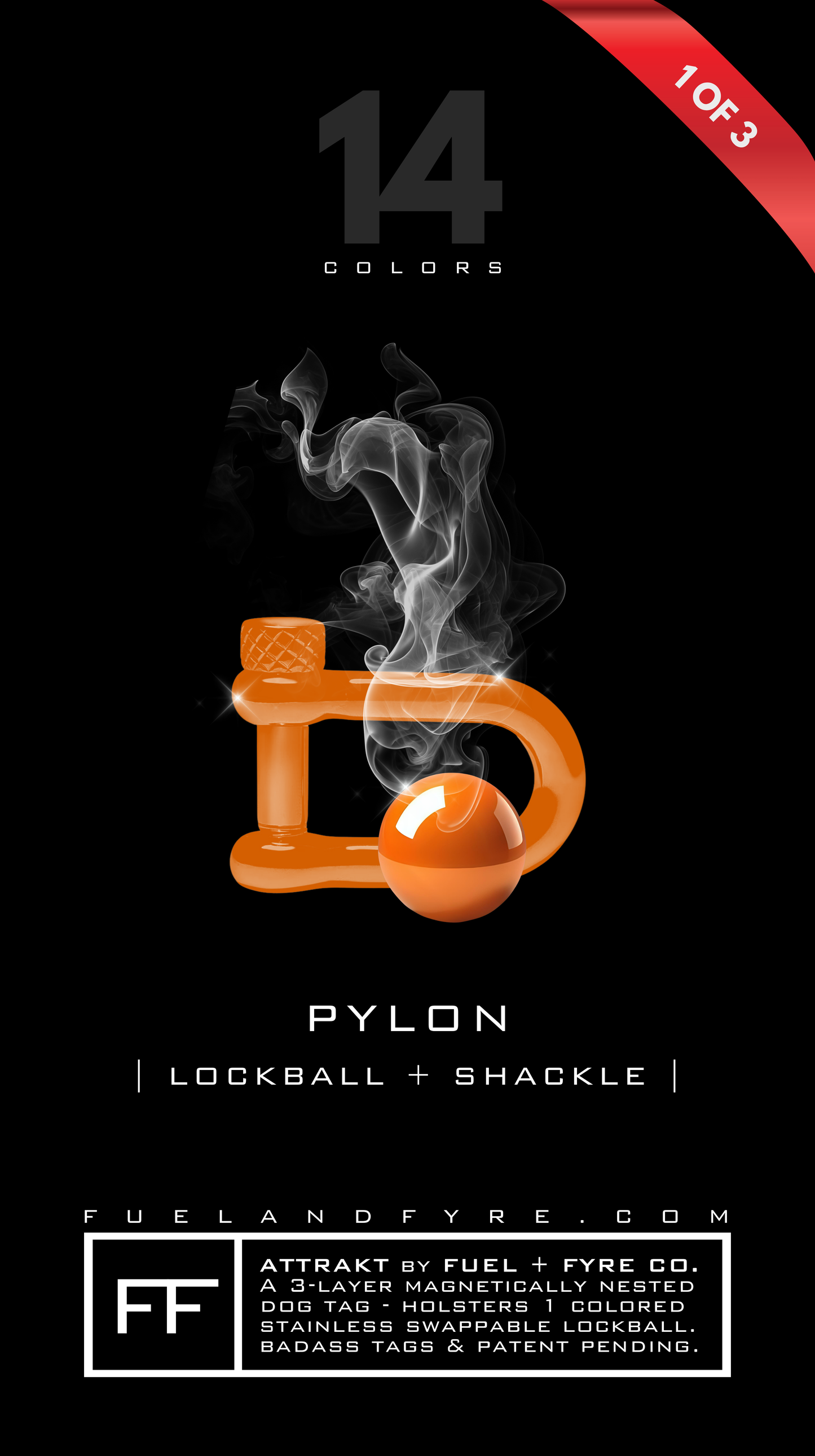 ATTRAKT LE | Magnetic Dog Tags | Jack-O by John Rando | AH