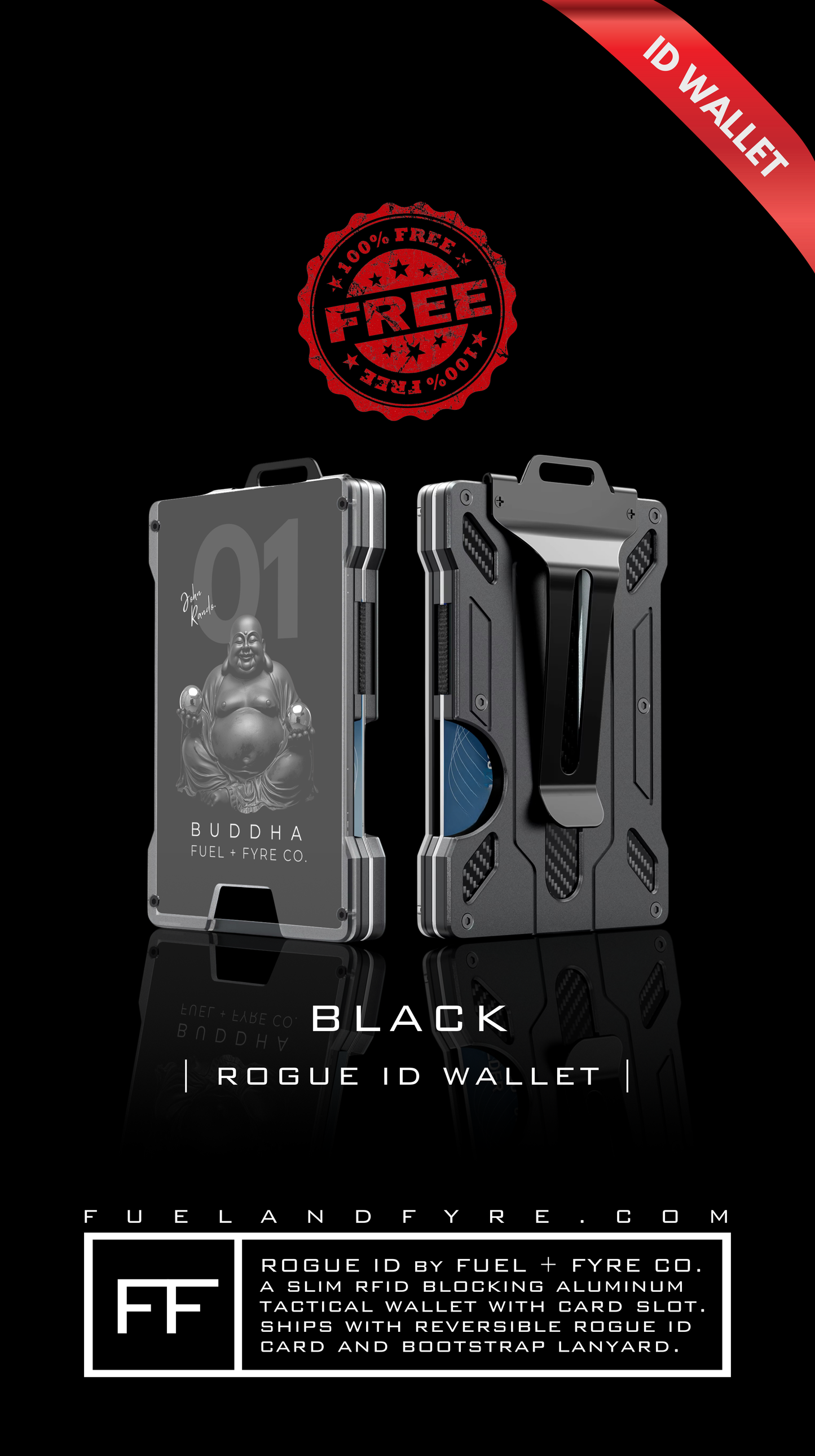 ATTRAKT LE | Magnetic Dog Tags | Buddha by John Rando | AH