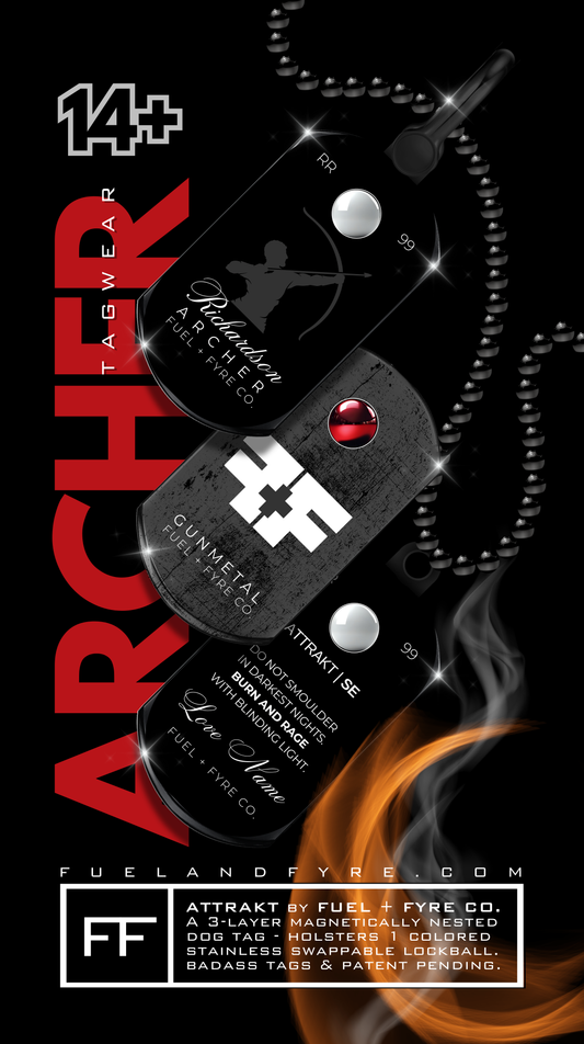 ATTRAKT SE | Magnetic Dog Tags | Archer