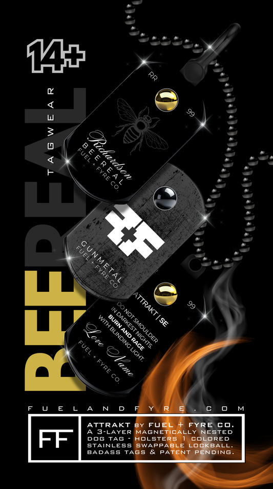 ATTRAKT SE | Magnetic Dog Tags | Bee Real