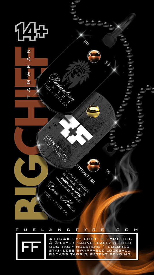 ATTRAKT SE | Magnetic Dog Tags | Big Chief