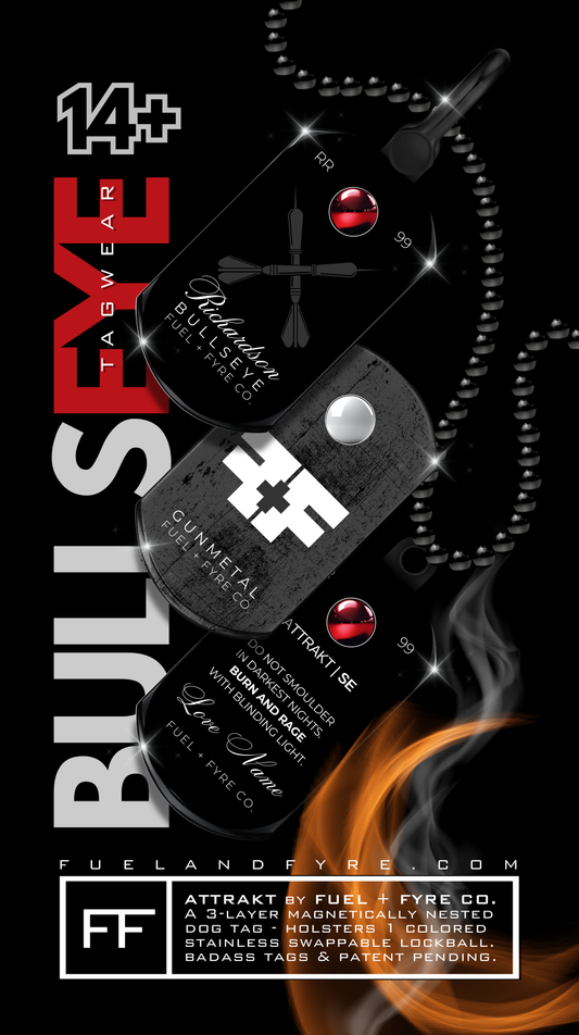 ATTRAKT SE | Magnetic Dog Tags | Bullseye