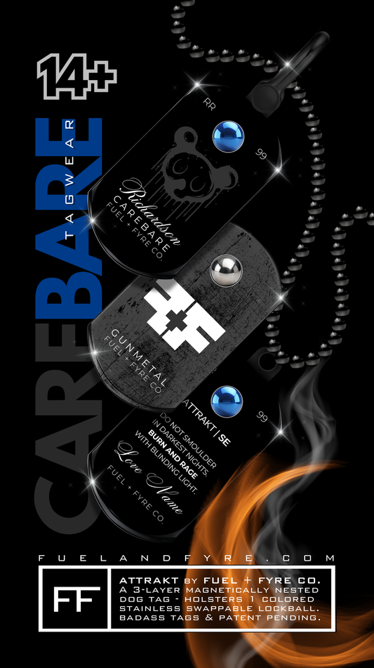 ATTRAKT SE | Magnetic Dog Tags | Care Bare