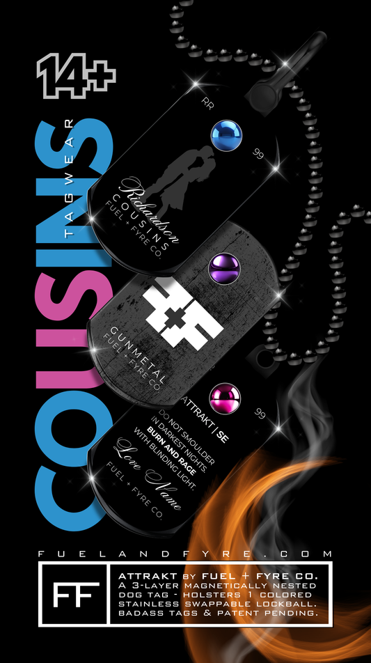 ATTRAKT SE | Magnetic Dog Tags | Cousins