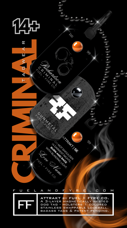 ATTRAKT SE | Magnetic Dog Tags | Criminal
