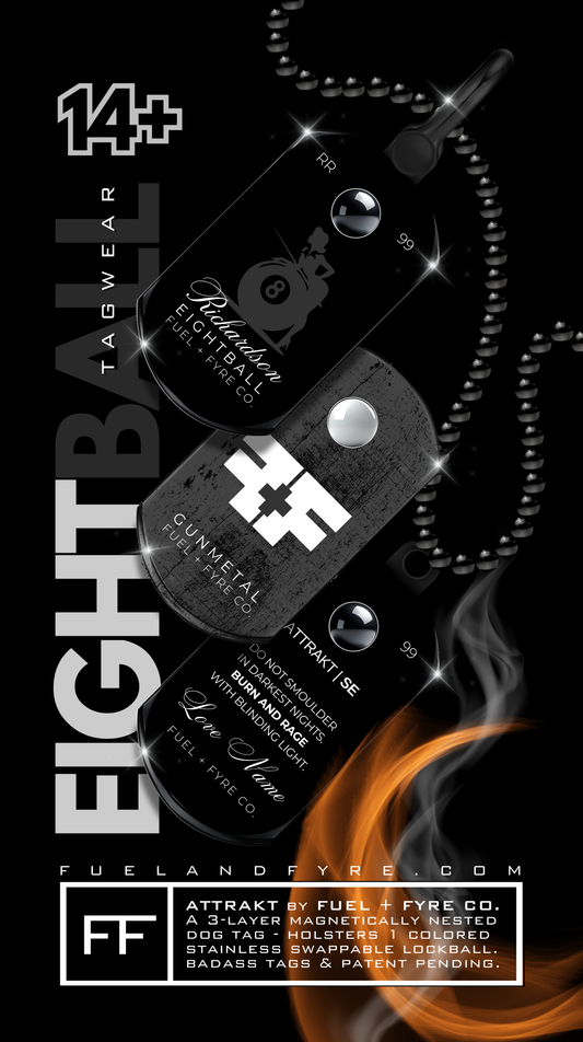 ATTRAKT SE | Magnetic Dog Tags | Eightball