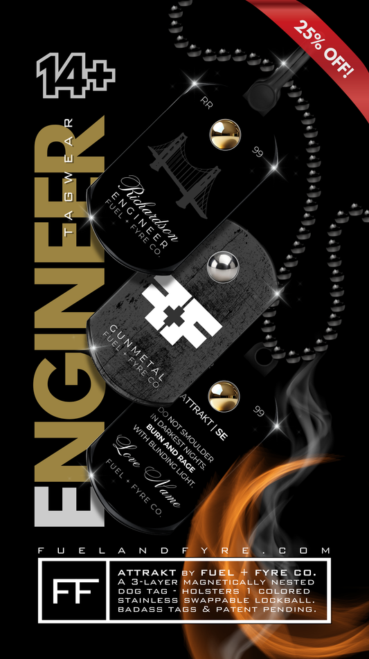 ATTRAKT SE | Magnetic Dog Tags | Engineer