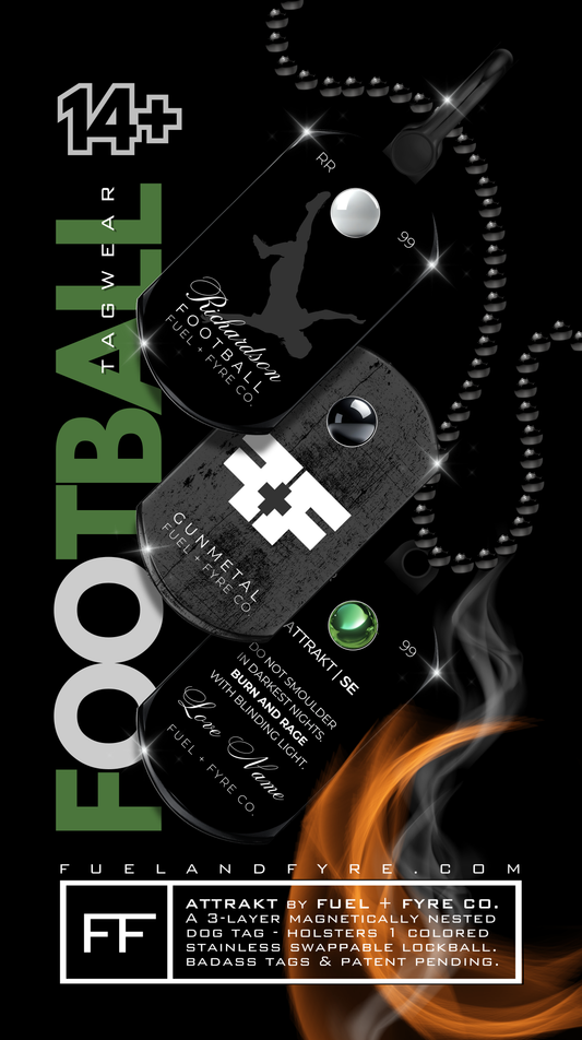 ATTRAKT SE | Magnetic Dog Tags | Football EU