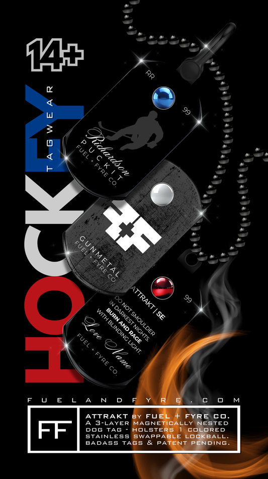 ATTRAKT SE | Magnetic Dog Tags | Hockey