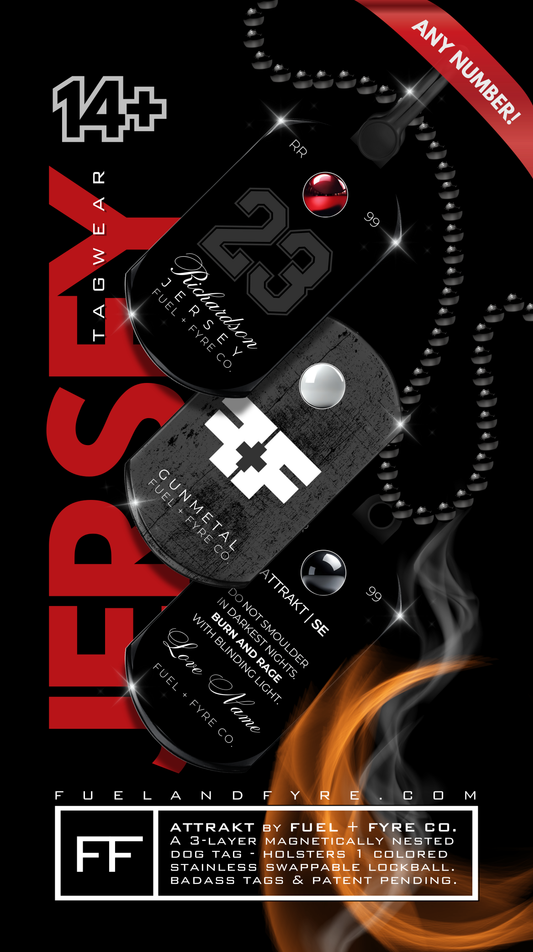 ATTRAKT SE | Magnetic Dog Tags | Jersey