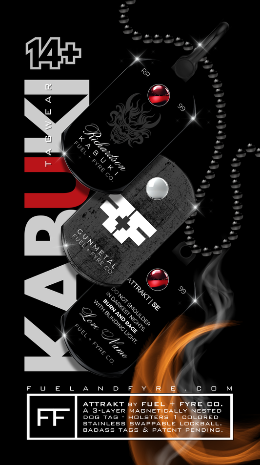 ATTRAKT SE | Magnetic Dog Tags | Kabuki