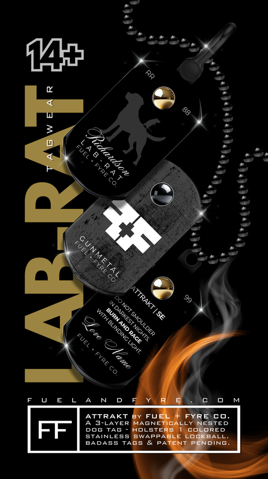 ATTRAKT SE | Magnetic Dog Tags | Lab-Rat
