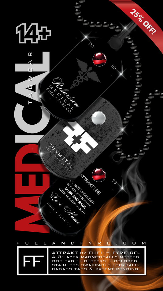 ATTRAKT SE | Magnetic Dog Tags | Medical