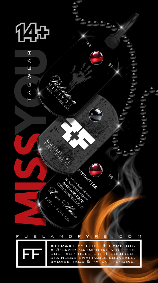 ATTRAKT SE | Magnetic Dog Tags | Miss You